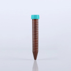 15 mL Centrifuge Tubes, Amber Color, Rack