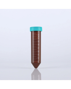 50 mL Centrifuge Tubes, Amber Color, Rack